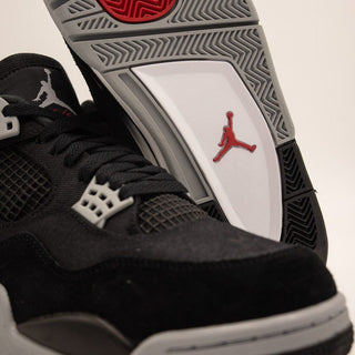 Jordan 4 Black Canvas