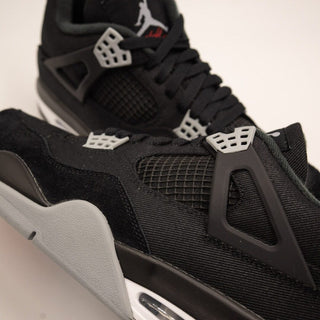 Jordan 4 Black Canvas