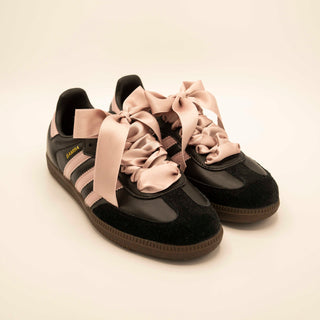 SAMBA SATIN BLACK/PINK