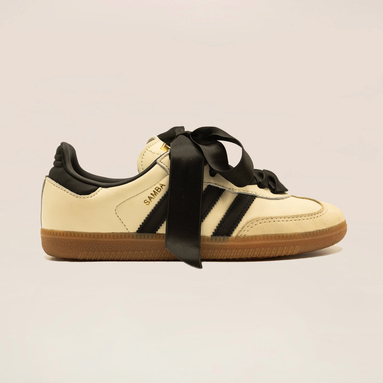 SAMBA SATIN CREAM/BLACK AMNDE SAMBA SATIN CREAM/BLACK AMNDE
