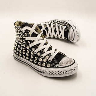 Taylor High Cone Black Studs