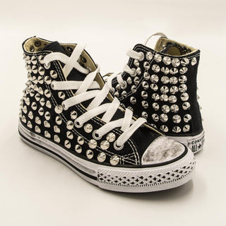 Taylor High Cone Black Studs