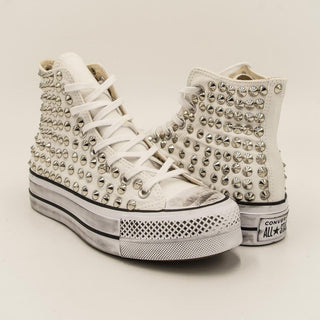 Platform Cone White High