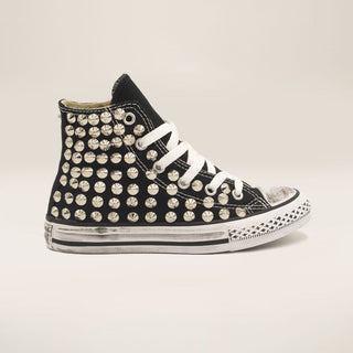 Taylor High Cone Black Studs